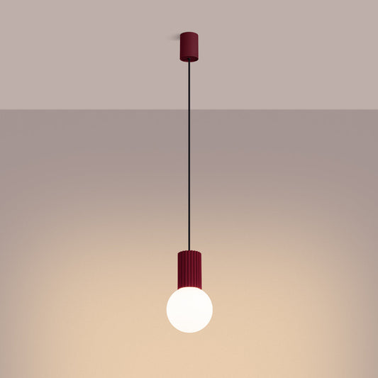 Hanglamp HALO 1 bordeauxrood