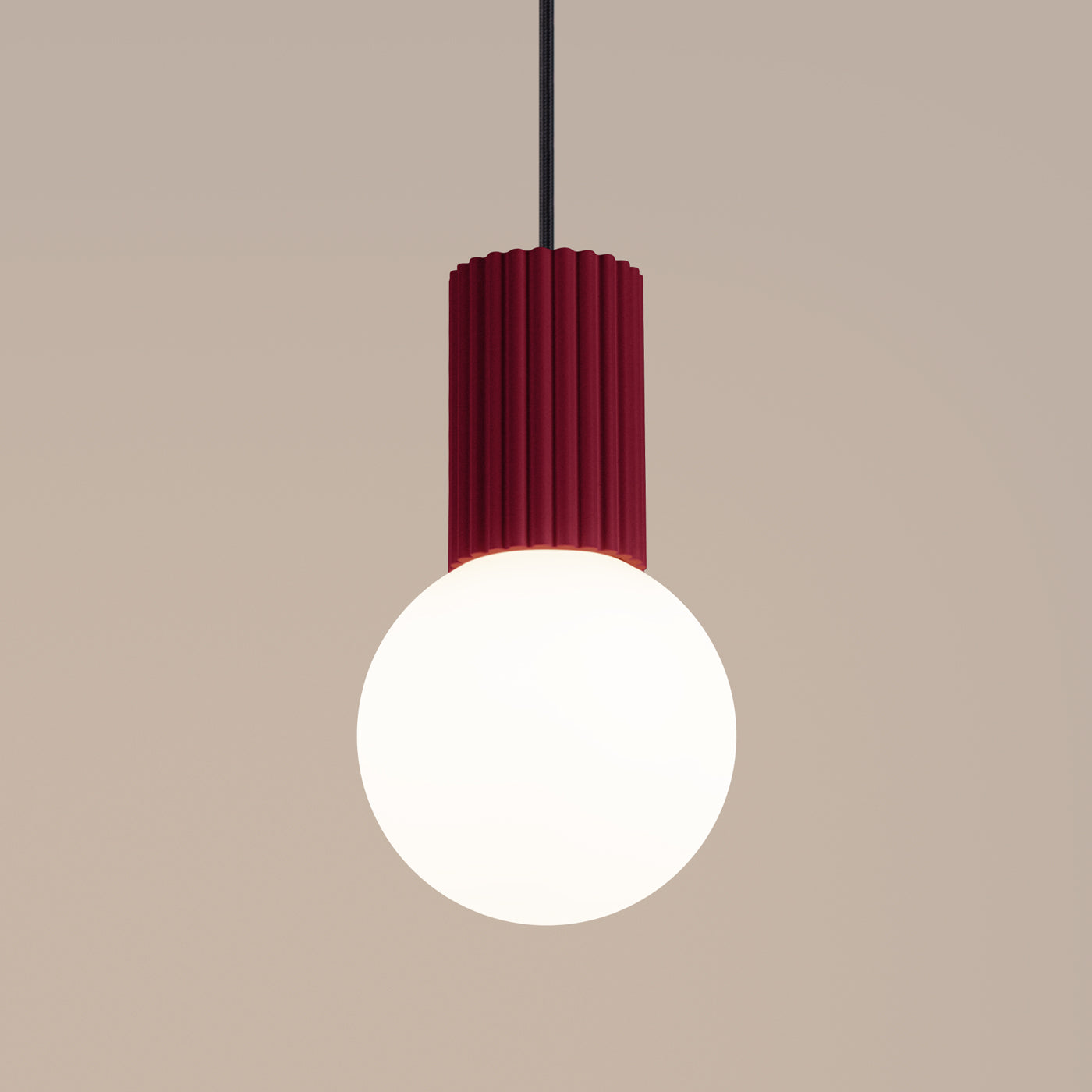 Hanglamp HALO 1 bordeauxrood