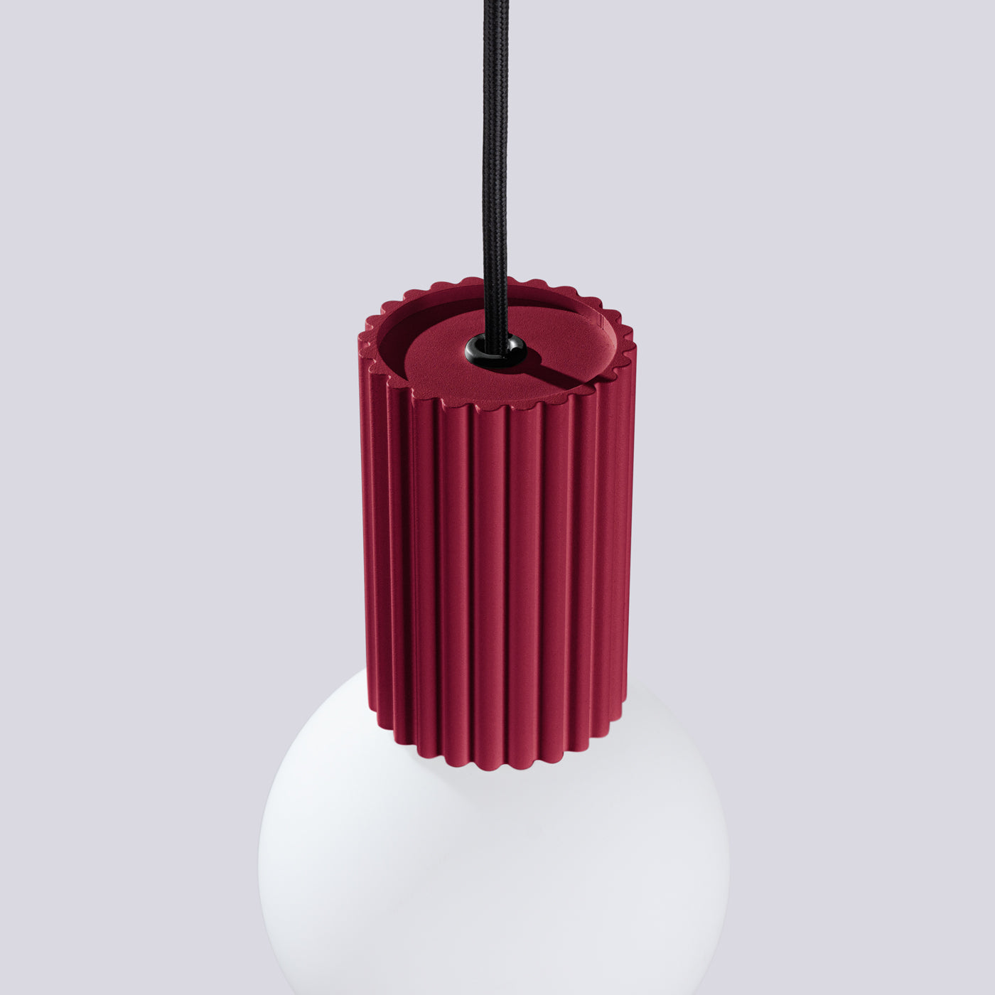 Hanglamp HALO 1 bordeauxrood