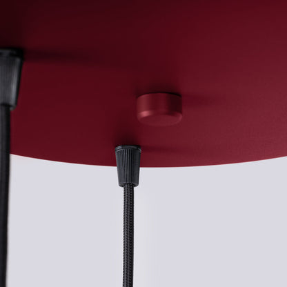 Hanglamp HALO 3P bordeauxrood