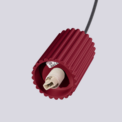 Hanglamp HALO 3P bordeauxrood