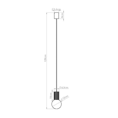 Hanglamp HALO 1 perzik