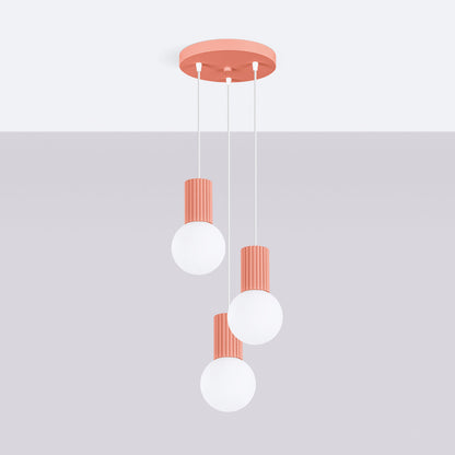 Hanglamp HALO 3P perzik