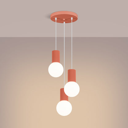 Hanglamp HALO 3P perzik