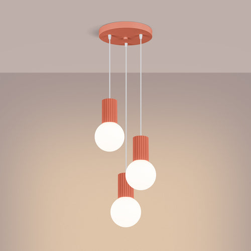 Hanglamp HALO 3P perzik