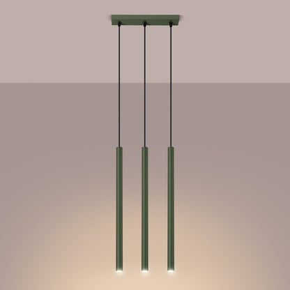 Hanglamp PASTELO 3 olijfgroen