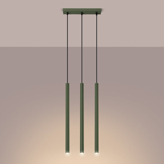 Hanglamp PASTELO 3 olijfgroen